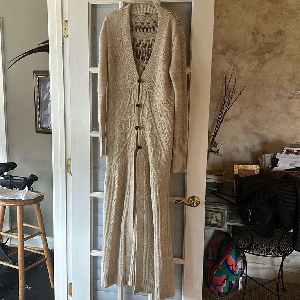 Free people long sweater